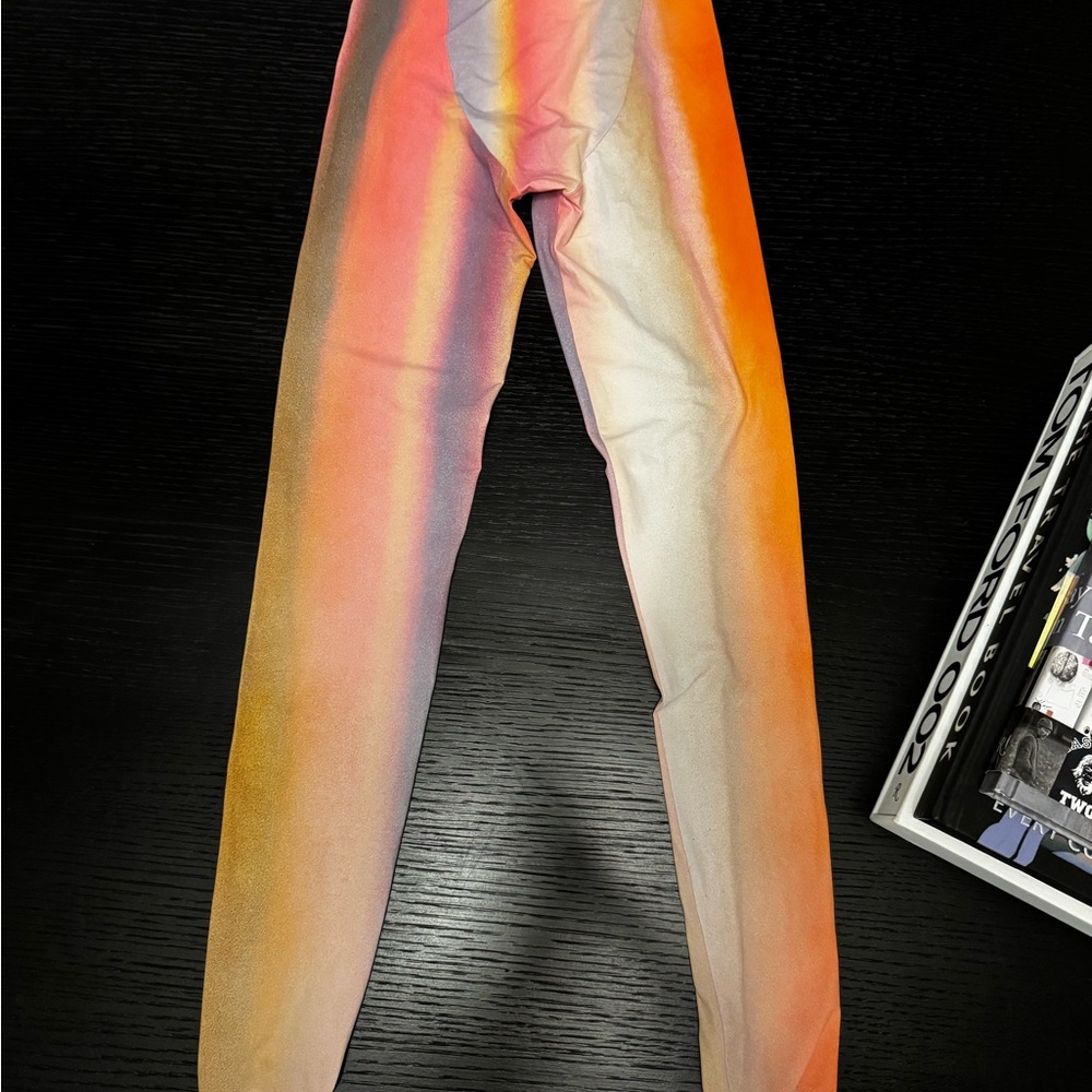 Mugler Multicolor Airbrush Gradient Leggings - image 3